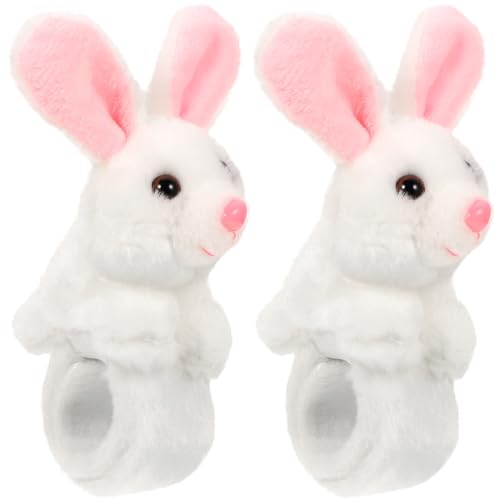 JUMPLAWN 2Stücke Häschen Klapparmband Tiere Gefüllte Tierfiguren für Motto Partygeschenke und Goodie Bag Stuffer für Feste und Feiern JUMPLAWN 2Stücke Häschen Klapparmband Tiere Gefüllte Tierfiguren für Motto Partygeschenke und Goodie Bag Stuffer für Feste und Feiern von JUMPLAWN