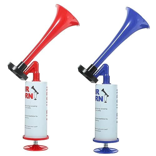 JUMPLAWN 2Stücke Handheld Lufthorn Air Horns für Partys Sportveranstaltungen und Feiern Lautstarke Warnhupe für Boote und Einfach zu Bedienen Leicht und Tragbar von JUMPLAWN