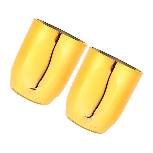 JUMPLAWN 2Stücke Ktv Würfelbecher aus Kunststoff Langlebige Würfelbox für Tischspiele Stylisches Spielzubehör Geeignet für Würfelspiele und Partys Goldene Ausführung JUMPLAWN 2Stücke Ktv Würfelbecher aus Kunststoff Langlebige Würfelbox für Tischspiele Stylisches Spielzubehör Geeignet für Würfelspiele und Partys Goldene Ausführung von JUMPLAWN