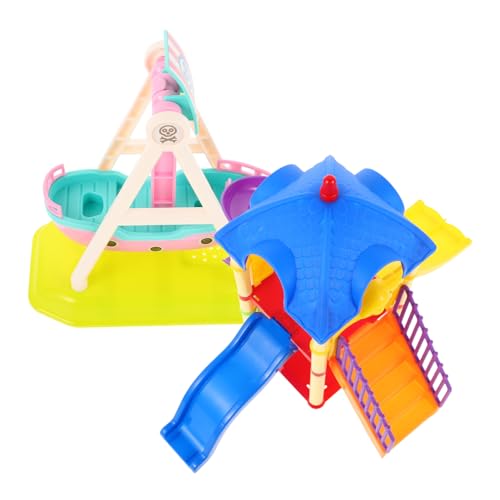 JUMPLAWN 2Stücke Mini für Puppenhaus Dekoration und Spielplatzmodelle für Kreatives Rollenspiel und Fantasievolle JUMPLAWN 2Stücke Mini für Puppenhaus Dekoration und Spielplatzmodelle für Kreatives Rollenspiel und Fantasievolle von JUMPLAWN