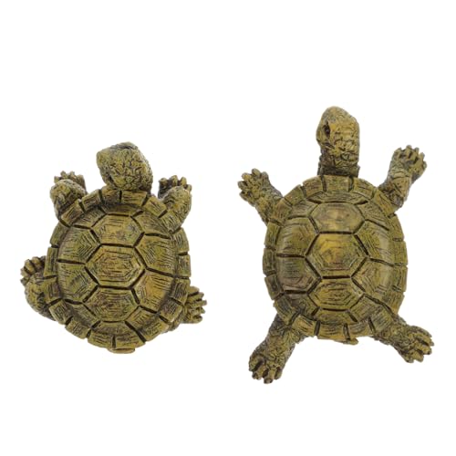 JUMPLAWN 2Stücke Schildkrötenfiguren aus Harz Realistische Deko für Bonsai und Terrarium für Garten und Wohnraumgestaltung Symbolisieren Glück und Langlebigkeit JUMPLAWN 2Stücke Schildkrötenfiguren aus Harz Realistische Deko für Bonsai und Terrarium für Garten und Wohnraumgestaltung Symbolisieren Glück und Langlebigkeit von JUMPLAWN