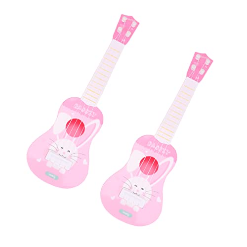 JUMPLAWN 2 Stücke Kinder Gitarre Spielzeug Design Simulierte Gitarre Für Frühen Bildung Musik Instrument Spielzeug Für Kinder von JUMPLAWN