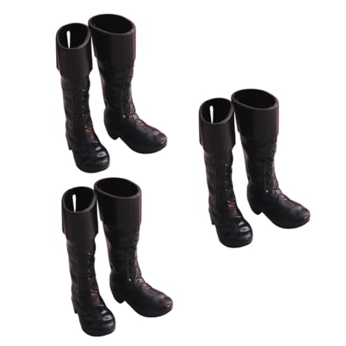 JUMPLAWN 3 Paare Mini -Simulation Santa Stiefel weihnachtsstiefel Dekorationen Miniaturschuhe zum Basteln Mini-Schuhzubehör Schuhmodell dekoratives Stiefelmodell Abs Black JUMPLAWN 3 Paare Mini -Simulation Santa Stiefel weihnachtsstiefel Dekorationen Miniaturschuhe zum Basteln Mini-Schuhzubehör Schuhmodell dekoratives Stiefelmodell Abs Black von JUMPLAWN