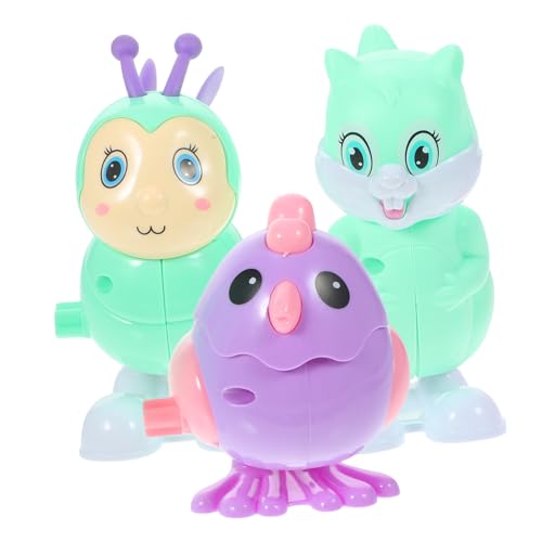 JUMPLAWN Lustiges Cartoon-aufziehspielzeug Für Jungen Und Mädchen Einfach Für 1 Jahr Zufällige Farbe von JUMPLAWN
