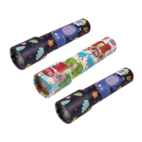 JUMPLAWN 3 Stück Frühe Bildungsspielzeug Kaleidoskop für Kleinkind Mädchen Papier von JUMPLAWN
