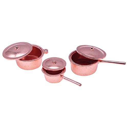 JUMPLAWN 3 Stück Mini-Küchenzubehör Mini-Küchenutensilien von Simulationspfannen Küchensimulation Pfannen Mini-Töpfe für Miniatur-Kochzubehör Metall JUMPLAWN 3 Stück Mini-Küchenzubehör Mini-Küchenutensilien von Simulationspfannen Küchensimulation Pfannen Mini-Töpfe für Miniatur-Kochzubehör Metall von JUMPLAWN