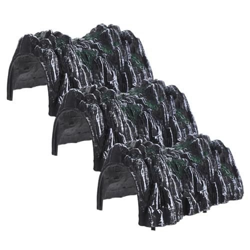 JUMPLAWN 3 Stück Teiliges DIY Sandtisch Tunnelmodell Simulation Höhlenmodell für Gartenminiaturen Geeignet für Miniaturzüge und von JUMPLAWN