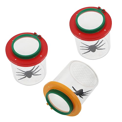 JUMPLAWN 3 Stück Teiliges Insektenbeobachtungsset für Tragbare Lupendose mit Transparentem Behälter Einfacher Gebrauch Pädagogisches Outdoor Werkzeug zur Naturerkundung Kindlichen JUMPLAWN 3 Stück Teiliges Insektenbeobachtungsset für Tragbare Lupendose mit Transparentem Behälter Einfacher Gebrauch Pädagogisches Outdoor Werkzeug zur Naturerkundung Kindlichen von JUMPLAWN