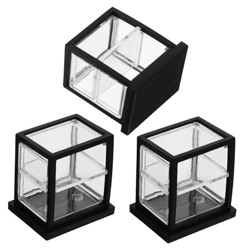 JUMPLAWN 3 Teilige Puppenhaus Vitrine Dekorationen Echte Miniaturen Vitrine Puppenhaus Miniatur Kuchenschrank Winzige Kleine Puppen Für Puppenhaus Süße Mini Bäckerei Vitrine Acryl JUMPLAWN 3 Teilige Puppenhaus Vitrine Dekorationen Echte Miniaturen Vitrine Puppenhaus Miniatur Kuchenschrank Winzige Kleine Puppen Für Puppenhaus Süße Mini Bäckerei Vitrine Acryl von JUMPLAWN