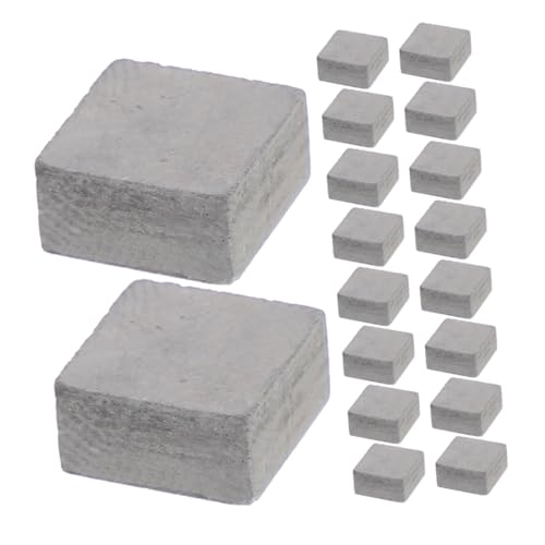 JUMPLAWN 30 Stück Mini Bausteine DIY Bausteine für Sandtisch Puppenhaus und Realistische Graue für Kreative Projekte von JUMPLAWN