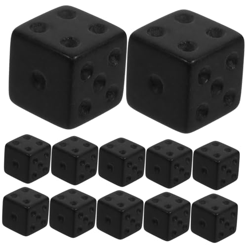 JUMPLAWN 30Stücke Gefrostete Spielwürfel aus Acryl Schwarze Würfel für Brettspiele und Partyzubehör Details für Unterhaltsame Gesellschaftsspiele und Zusammenkünfte JUMPLAWN 30Stücke Gefrostete Spielwürfel aus Acryl Schwarze Würfel für Brettspiele und Partyzubehör Details für Unterhaltsame Gesellschaftsspiele und Zusammenkünfte von JUMPLAWN