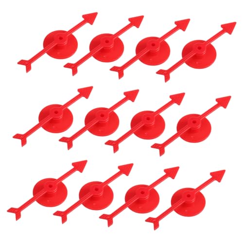 JUMPLAWN 30Stücke Kunststoff Rotationspfeile für Brettspiele Präzise Einfach zu Installierendes Zubehör für Klassenzimmer und Partys für Interaktive Spieleabende von JUMPLAWN