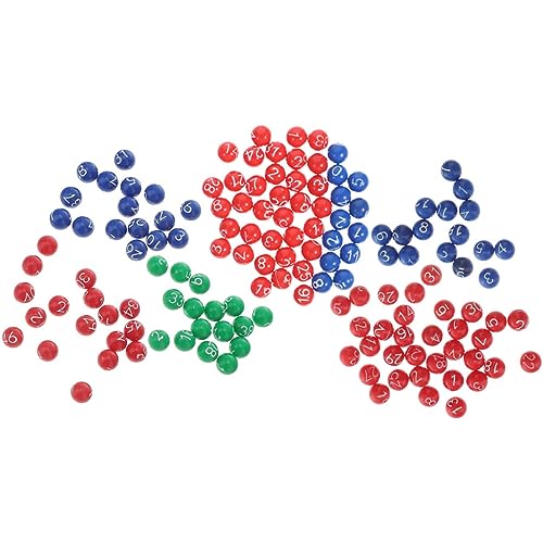 JUMPLAWN 3Packungen Lotteriebälle aus Kunststoff Bunte Zahlenkugeln für Partyspiele Verlosungen und Bingo für Veranstaltungen und Besondere Anlässe JUMPLAWN 3Packungen Lotteriebälle aus Kunststoff Bunte Zahlenkugeln für Partyspiele Verlosungen und Bingo für Veranstaltungen und Besondere Anlässe von JUMPLAWN