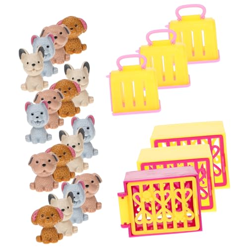 JUMPLAWN 3Sätze Teiliges Hundemodell Dekorative Spielzeuge Für Mini Landschaften Hundehöhlen Und Wohnkultur Exquisite Designs Für Kreative DIY Projekte Farben Zufällig von JUMPLAWN