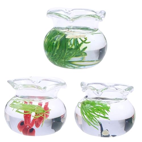 JUMPLAWN 3Stücke Aquarium Künstliche Fischschalen für Puppenhaus Dekoration für Büro Detailverarbeitung Kompakt und Vielseitig JUMPLAWN 3Stücke Aquarium Künstliche Fischschalen für Puppenhaus Dekoration für Büro Detailverarbeitung Kompakt und Vielseitig von JUMPLAWN