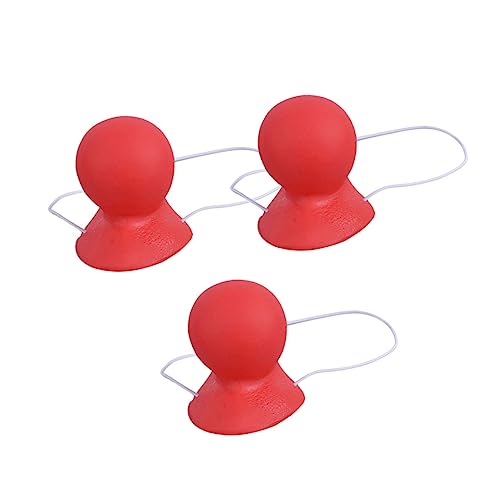 JUMPLAWN 3Stücke Großes Rote Clownsnasen Lustige Maskerade Requisiten für Karneval Halloween und Kostümpartys Helle Farben Glatte Textur für Cosplay und Foto Props JUMPLAWN 3Stücke Großes Rote Clownsnasen Lustige Maskerade Requisiten für Karneval Halloween und Kostümpartys Helle Farben Glatte Textur für Cosplay und Foto Props von JUMPLAWN