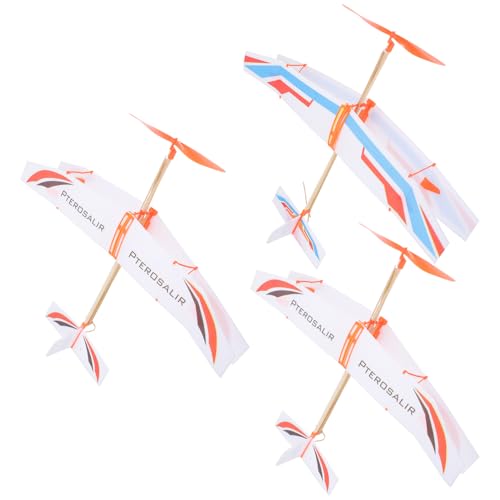 JUMPLAWN 3Stücke Gummibandflugzeuge für Kreatives Outdoor Kreativität und Praktischen Fähigkeiten Verschiedene Designs für Partys JUMPLAWN 3Stücke Gummibandflugzeuge für Kreatives Outdoor Kreativität und Praktischen Fähigkeiten Verschiedene Designs für Partys von JUMPLAWN
