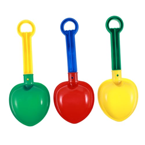JUMPLAWN 3Stücke Kindersandschaufel Robuste und Leichte Plastikspielzeuge für Strand Garten und Sandkasten für Jungen von JUMPLAWN