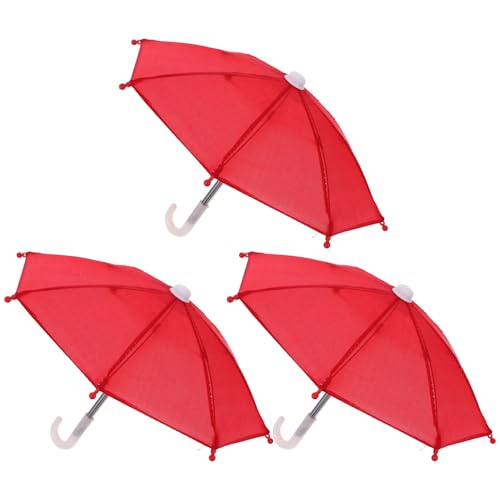 JUMPLAWN 3Stücke Mini Puppen Regenschirm Offener und Geschlossener Regenschirm für Große Puppen Puppenhaus Dekoration Tragbar Stark Simuliert für Kreative Spielszene JUMPLAWN 3Stücke Mini Puppen Regenschirm Offener und Geschlossener Regenschirm für Große Puppen Puppenhaus Dekoration Tragbar Stark Simuliert für Kreative Spielszene von JUMPLAWN