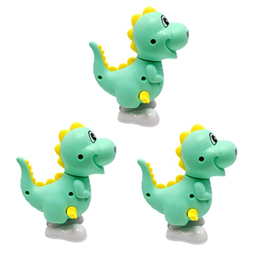 JUMPLAWN 3Stücke Teiliges Aufziehspielzeug Dinosaurier für Interaktives Kognitives mit Fröhlichen Farben und Designs für Frühes Lernen und von JUMPLAWN