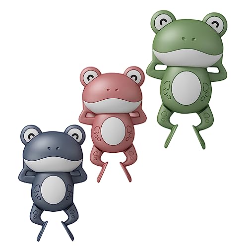 JUMPLAWN 3Stücke Teiliges Badespielzeug Aufziehbare Tier Badewannenspielzeuge Frosch für Lustige Unterhaltung für Badewanne Schwimmbad JUMPLAWN 3Stücke Teiliges Badespielzeug Aufziehbare Tier Badewannenspielzeuge Frosch für Lustige Unterhaltung für Badewanne Schwimmbad von JUMPLAWN