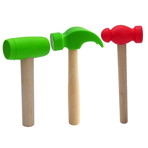 JUMPLAWN 3Stücke Teiliges Holzspielzeug für Hammerspielzeug mit Grünem Großen und Kleinem Hammer Sowie Grünem Simulation Holzhammer für Spiel und Spaß JUMPLAWN 3Stücke Teiliges Holzspielzeug für Hammerspielzeug mit Grünem Großen und Kleinem Hammer Sowie Grünem Simulation Holzhammer für Spiel und Spaß von JUMPLAWN