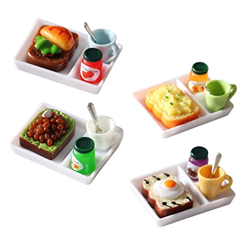 JUMPLAWN 4 Sätze Toast -brotmodell Mini Spiel Essen Mini-Sachen Mini-hausteller Miniküche Miniatur-Food-Modell Mini- -Essen Lebensmittelspielzeug Winzige Teller Harz JUMPLAWN 4 Sätze Toast -brotmodell Mini Spiel Essen Mini-Sachen Mini-hausteller Miniküche Miniatur-Food-Modell Mini- -Essen Lebensmittelspielzeug Winzige Teller Harz von JUMPLAWN