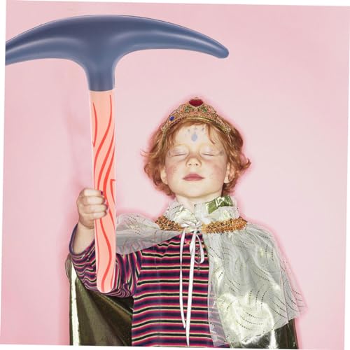 JUMPLAWN 4 Stück Aufblasbare Spitzhacke Teiliges PVC Leichtes Party Accessoire für Kindergeburtstag Handliches Outdoor Halloween Deko und Stimmungsförderndes Requisit von JUMPLAWN