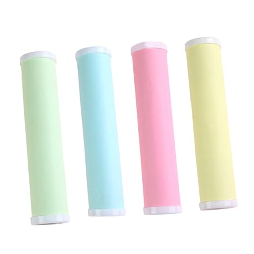 JUMPLAWN 4 Stück DIY Bastelset Teilig für Handgemachtes Lernspielzeug aus Sicherem Fördert Hand Auge Koordination und Kreatives Denken Einfache Montage Bunte Farben Grün Blau Gelb von JUMPLAWN