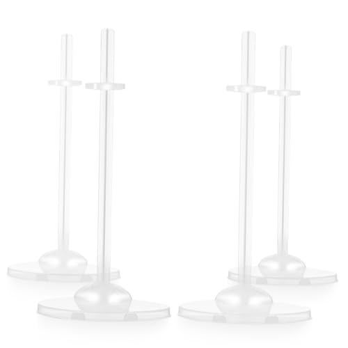 JUMPLAWN Puppenständer 4 Stück Puppenhalterständer Für Puppen Und Actionfiguren von JUMPLAWN