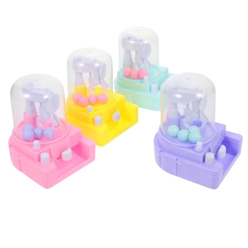 JUMPLAWN 4 Stück Mini Automaten Kleinkindspielzeug Mini Verkaufsautomaten Automatenspielzeug Mini Automat Mini Greifautomat Kinderspielzeug Klauenautomat Für Babys von JUMPLAWN