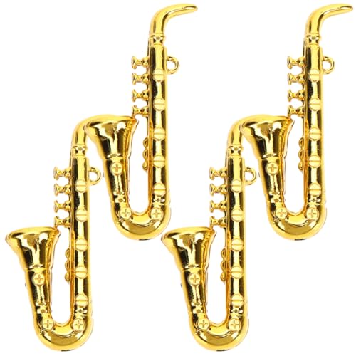 JUMPLAWN 4 Stück Mini-Saxophon Musical winzig Mini-Instrumente Miniatur-Musikinstrumente Finger Modell für Musikinstrumente Miniatur-Saxophonmodell Sax-Modell Plastik Golden JUMPLAWN 4 Stück Mini-Saxophon Musical winzig Mini-Instrumente Miniatur-Musikinstrumente Finger Modell für Musikinstrumente Miniatur-Saxophonmodell Sax-Modell Plastik Golden von JUMPLAWN