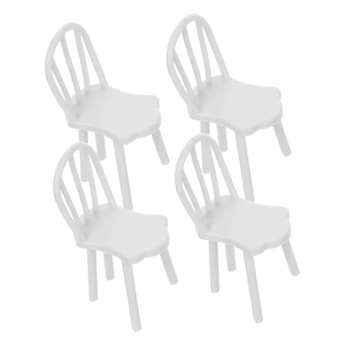 JUMPLAWN 4stücke Miniatur Stühle Für Puppenhaus Minimalistische Möbel Zur Dekoration Für DIY-projekte Und Sammelmodelle Für Miniatur-szenen Und Figuren JUMPLAWN 4stücke Miniatur Stühle Für Puppenhaus Minimalistische Möbel Zur Dekoration Für DIY-projekte Und Sammelmodelle Für Miniatur-szenen Und Figuren von JUMPLAWN