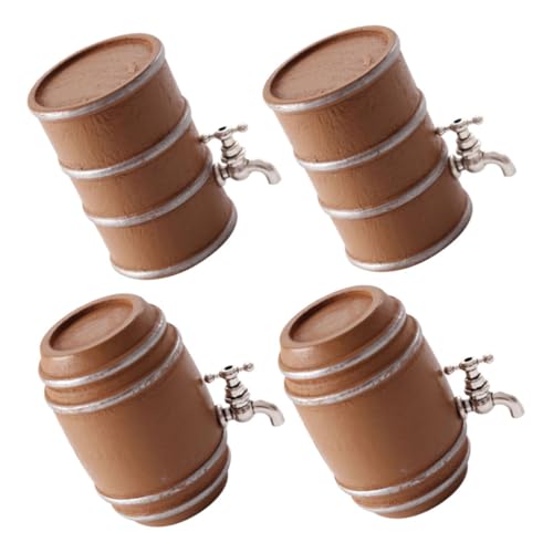 JUMPLAWN 4 Stück Miniaturisierte Holz Weinfass Modelle Teiliges für DIY Dekoration und Oktoberfest Realistisches Design Tragbar und Vielseitig Einsetzbar Fotorequisit für Bastelprojekte JUMPLAWN 4 Stück Miniaturisierte Holz Weinfass Modelle Teiliges für DIY Dekoration und Oktoberfest Realistisches Design Tragbar und Vielseitig Einsetzbar Fotorequisit für Bastelprojekte von JUMPLAWN