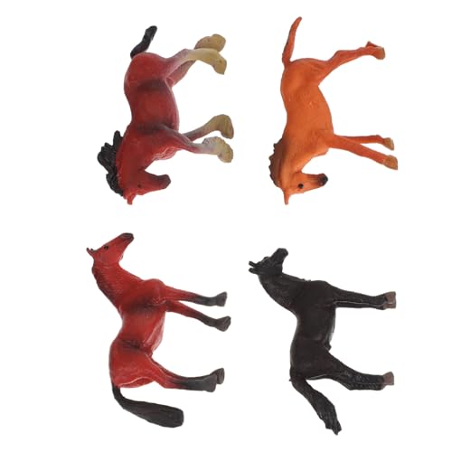 JUMPLAWN 4 Stück Pferdemodell Pferdestatue Pferdefiguren Wohnkultur Desktop-Pferdefiguren Pferdespielzeug für kleine Spielzeugpferde Plastik JUMPLAWN 4 Stück Pferdemodell Pferdestatue Pferdefiguren Wohnkultur Desktop-Pferdefiguren Pferdespielzeug für kleine Spielzeugpferde Plastik von JUMPLAWN