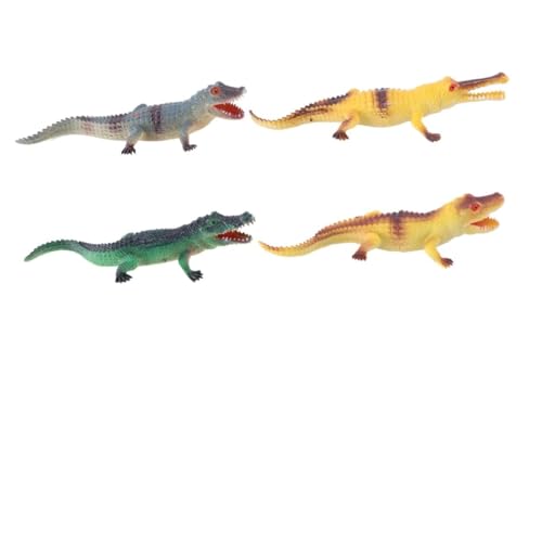 JUMPLAWN 4 Stück Simuliertes Krokodilmodell Alligatorkostüm für realistisches Alligatormodell kindergeburtstags mitgebsel zabawki stymulujące rozwój Tierfigur Plastik JUMPLAWN 4 Stück Simuliertes Krokodilmodell Alligatorkostüm für realistisches Alligatormodell kindergeburtstags mitgebsel zabawki stymulujące rozwój Tierfigur Plastik von JUMPLAWN