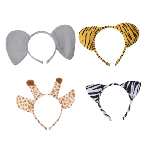 JUMPLAWN Lustiges Giraffenohren-stirnband 4-teilig Tierohr-haarreif Für Jungen Und Mädchen Erwachsene Party Cosplay-zubehör JUMPLAWN Lustiges Giraffenohren-stirnband 4-teilig Tierohr-haarreif Für Jungen Und Mädchen Erwachsene Party Cosplay-zubehör von JUMPLAWN