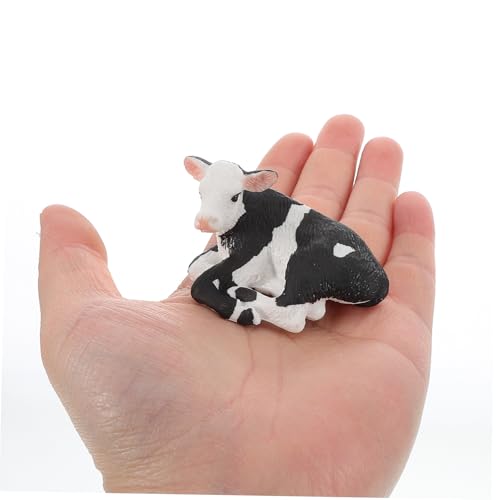 JUMPLAWN 4 Stück Teiliges Kuh Figuren Realistisch Gestaltete Bauernhof Tiere aus Sicherem Material Vielseitige Deko und Lernspielzeug für Kuh Skulpturen für Zuhause und Landschaft JUMPLAWN 4 Stück Teiliges Kuh Figuren Realistisch Gestaltete Bauernhof Tiere aus Sicherem Material Vielseitige Deko und Lernspielzeug für Kuh Skulpturen für Zuhause und Landschaft von JUMPLAWN