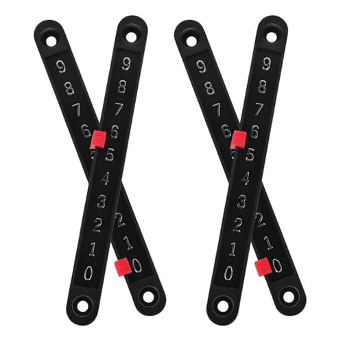 JUMPLAWN 4 Stück Tischfußballtorschütze Tischfußballspiel Zubehör Für Spielautomaten Desktop-fußballspieltisch Herzstück Für Den Sporttisch Teiletabelle Umweltfreundlicher Kunststoff Black von JUMPLAWN
