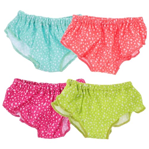 JUMPLAWN 4 Stück Vorgeben, Spielen, Puppenhöschen, Spielzeug, Puppenunterwäsche, Puppe, Dekorative Unterhose JUMPLAWN 4 Stück Vorgeben, Spielen, Puppenhöschen, Spielzeug, Puppenunterwäsche, Puppe, Dekorative Unterhose von JUMPLAWN
