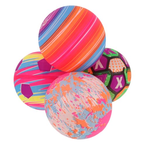JUMPLAWN 4 Stück aufblasbarer Wasserball Neon überdimensioniert funkeln Outdoor-Volleyball Aufblasbarer Ball für den Strand Beach-Pool-Bälle Schwimmbadbälle PVC JUMPLAWN 4 Stück aufblasbarer Wasserball Neon überdimensioniert funkeln Outdoor-Volleyball Aufblasbarer Ball für den Strand Beach-Pool-Bälle Schwimmbadbälle PVC von JUMPLAWN