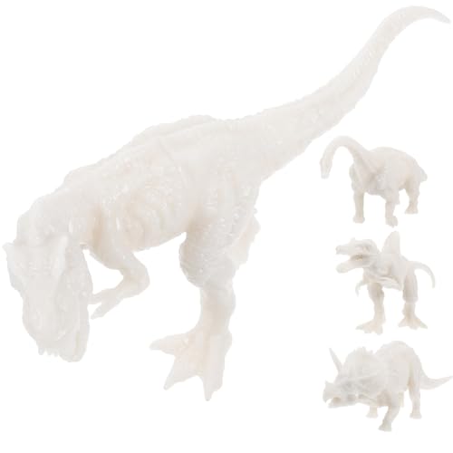 JUMPLAWN 4 Teiliges DIY Dinosaurier Zum Bemalen Dinosaurier Bastelset Dinosaurier Partygeschenke Weihnachtsstrumpffüller Für Mädchen Weihnachtsstrumpffüller Für Von 8–12 Jahren von JUMPLAWN