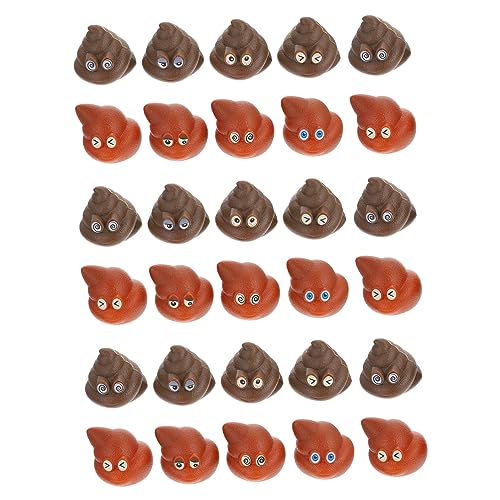 JUMPLAWN 40 Stück Kackhaufen Lustige Streich Requisiten aus Hochwertigem Realistisches Design für Partys Aprilscherze und Kindergeburtstage Leicht und Tragbar für Überall von JUMPLAWN