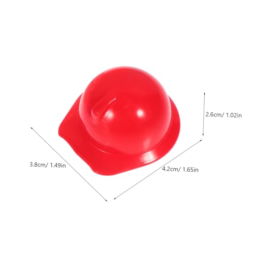 JUMPLAWN 40 Stück Teiliges Mini Schutzhelm aus Stabilem PP Kunststoff Farbenfrohe Bauhelme für Puppen Haustiere und Deko Realistische Mini Baustellenhelme für Spielzimmer und Partys von JUMPLAWN
