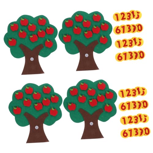 JUMPLAWN 4Sätze Filzpuzzle Lernspielzeug für Mathe Puzzlespielzeug zur Zahlenzuordnung Kreatives Filzspielzeug für Vorschulbereich für Zuhause und Kindergarten JUMPLAWN 4Sätze Filzpuzzle Lernspielzeug für Mathe Puzzlespielzeug zur Zahlenzuordnung Kreatives Filzspielzeug für Vorschulbereich für Zuhause und Kindergarten von JUMPLAWN