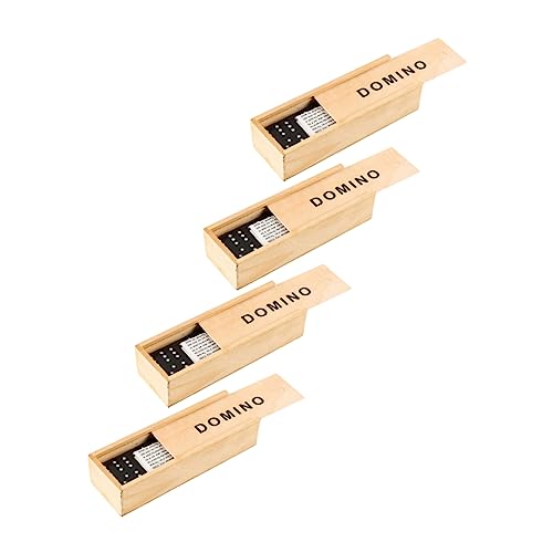 JUMPLAWN 4Sätze Interaktive Dominosteine aus Holz Teiliges für Erwachsene Eleganter Holzkiste für Familienspiele und Geschenkanlässe Langlebig und Sicher JUMPLAWN 4Sätze Interaktive Dominosteine aus Holz Teiliges für Erwachsene Eleganter Holzkiste für Familienspiele und Geschenkanlässe Langlebig und Sicher von JUMPLAWN