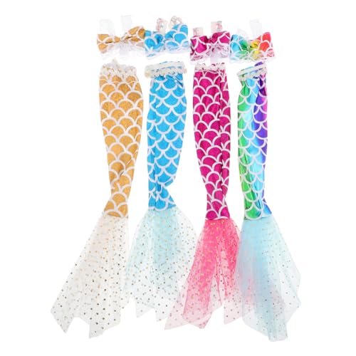 JUMPLAWN 4Sätze Teiliges Meerjungfrauen Kleidungsset für Puppen Glitzer Outfits für Puppenbikinis und Kreatives JUMPLAWN 4Sätze Teiliges Meerjungfrauen Kleidungsset für Puppen Glitzer Outfits für Puppenbikinis und Kreatives von JUMPLAWN