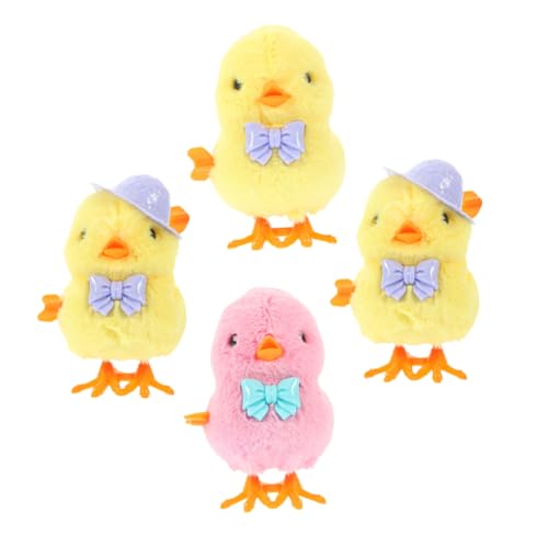 JUMPLAWN 4Stücke Aufziehspielzeug Küken Niedliche Plüsch Hühner Für Ostern Springendes Küken Party Deko Für Kindergeburtstage Geschenkideen Für Jungen JUMPLAWN 4Stücke Aufziehspielzeug Küken Niedliche Plüsch Hühner Für Ostern Springendes Küken Party Deko Für Kindergeburtstage Geschenkideen Für Jungen von JUMPLAWN