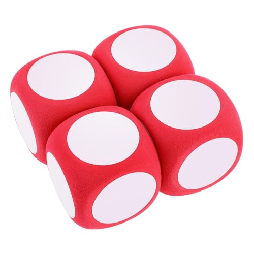 JUMPLAWN 4Stücke DIY Abgerundete Schaumstoffwürfel Große Löschbare Leere für Lernspiele und Kreative Projekte Pädagogisches für Erwachsene JUMPLAWN 4Stücke DIY Abgerundete Schaumstoffwürfel Große Löschbare Leere für Lernspiele und Kreative Projekte Pädagogisches für Erwachsene von JUMPLAWN