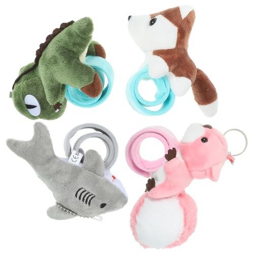 JUMPLAWN 4Stücke Tiermotiv Slap Armbänder aus Plüsch Weiche und Flauschige Handgelenk Spielzeuge für Partys und Cartoon Design für Unvergessliche Spielmomente JUMPLAWN 4Stücke Tiermotiv Slap Armbänder aus Plüsch Weiche und Flauschige Handgelenk Spielzeuge für Partys und Cartoon Design für Unvergessliche Spielmomente von JUMPLAWN